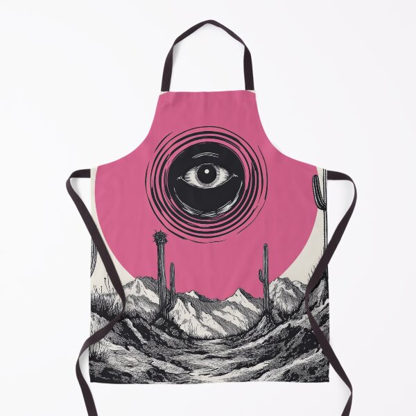 Item preview, Surreal Desert Eye Art – Psychedelic Cactus Landscape designed and sold by Retrocranio.