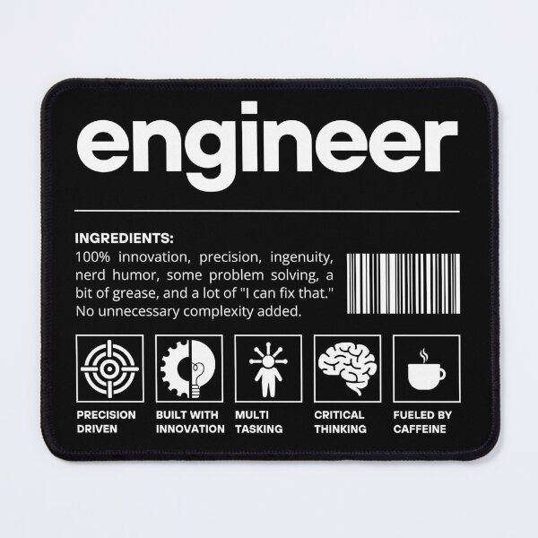 Item preview, Funny Engineering, Barcode Engineer designed and sold by lagunaklein.