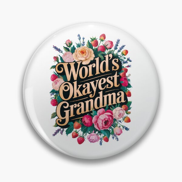 Item preview, World's Okayest Grandma: Crushing It One Hug At A Time designed and sold by elynne9.