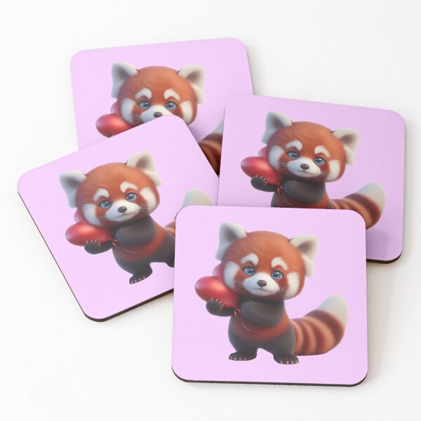 Item preview, Valetine Red Panda 7 designed and sold by PANDALOVEART.