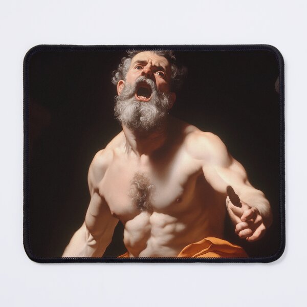 Item preview, Dramatic Renaissance Warrior Art – Epic Classical Painting designed and sold by Retrocranio.