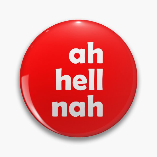 Item preview,  ah hell nah -white imprint designed and sold by Ferret Designs.