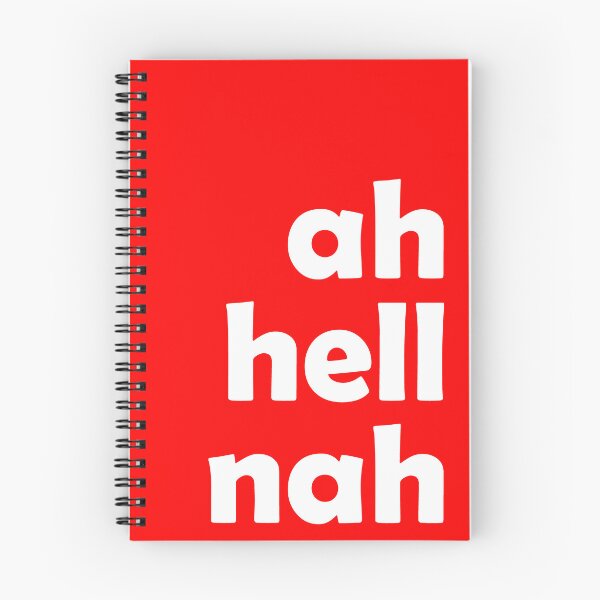 Item preview,  ah hell nah -white imprint designed and sold by Ferret Designs.