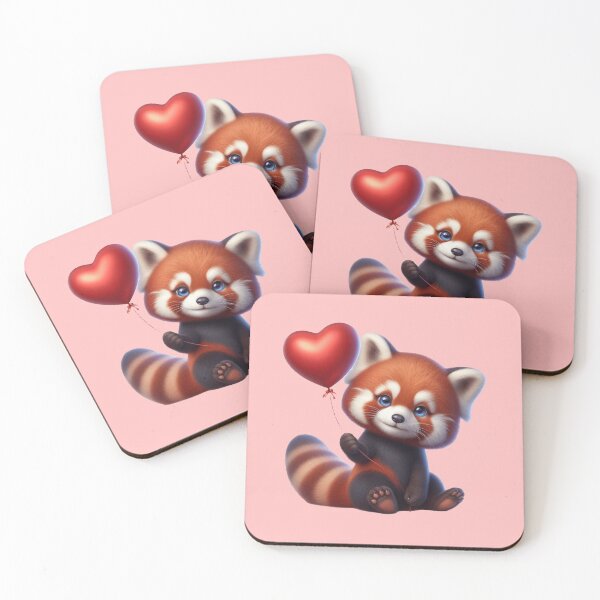 Item preview, Valetine Red Panda 8 designed and sold by PANDALOVEART.