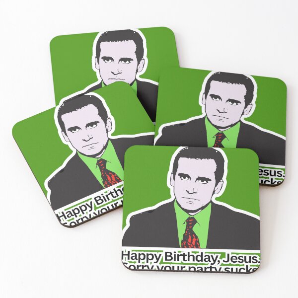 Item preview, Happy Birthday, Jesus – Sorry Your Party Sucks" | Michael Scott Quote designed and sold by Thread Lightly.