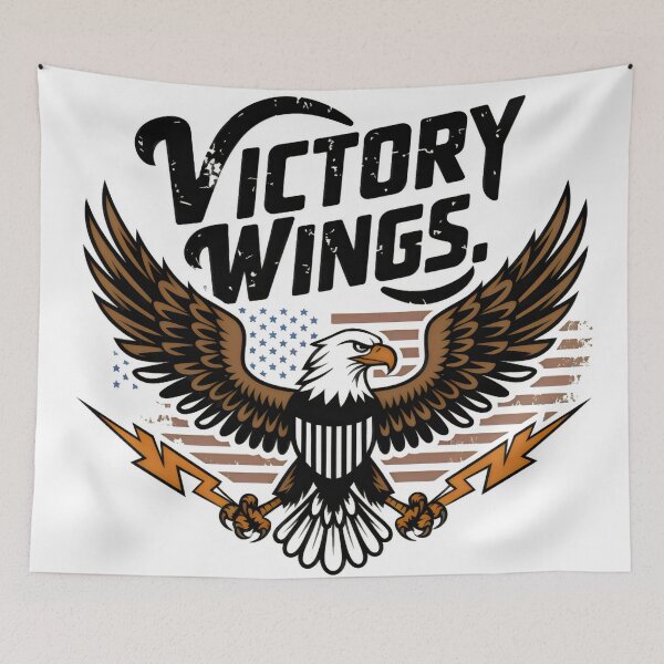 Item preview, Vintage WW2 Aircraft Nose Art - Victory Wings designed and sold by zarshirts.