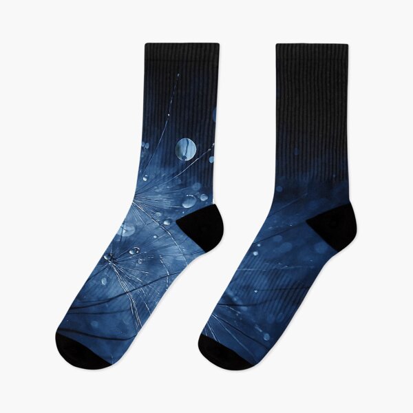 Item preview, Blue Dandelion Water Droplets designed and sold by Kaleidoscope Print.