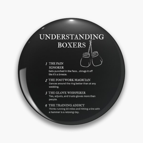 Item preview, Understanding Boxer – Funny Fighter Life Humor – Black designed and sold by PsyFlow35.