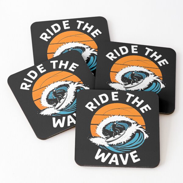 Item preview, Ride the Wave Surfing Adventure Design for Ocean and Surf Lovers designed and sold by Evolved Ape.