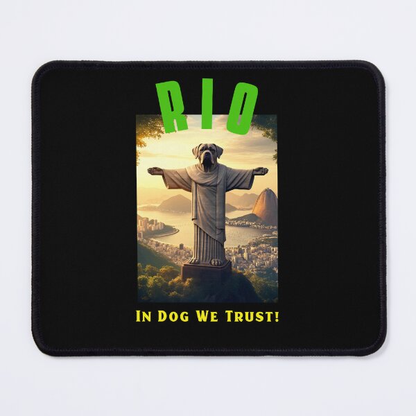 Item preview, Rio Dog Statue - In Dog We Trust! designed and sold by Punkt-t.