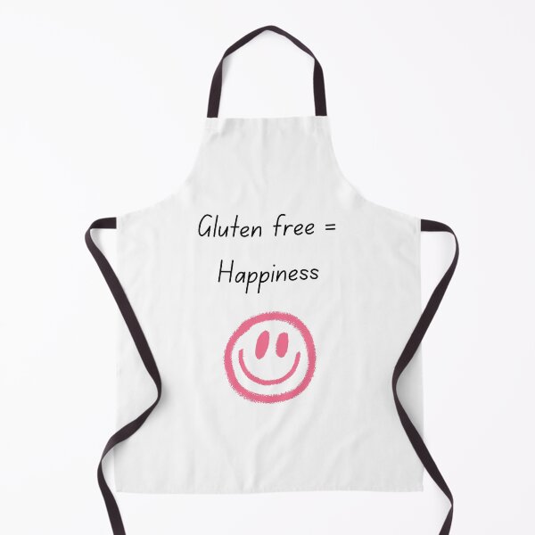 Item preview, Gluten Free = Happiness Pink Hand Drawn Smiley Face Illustration designed and sold by My Gluten Free Life UK.
