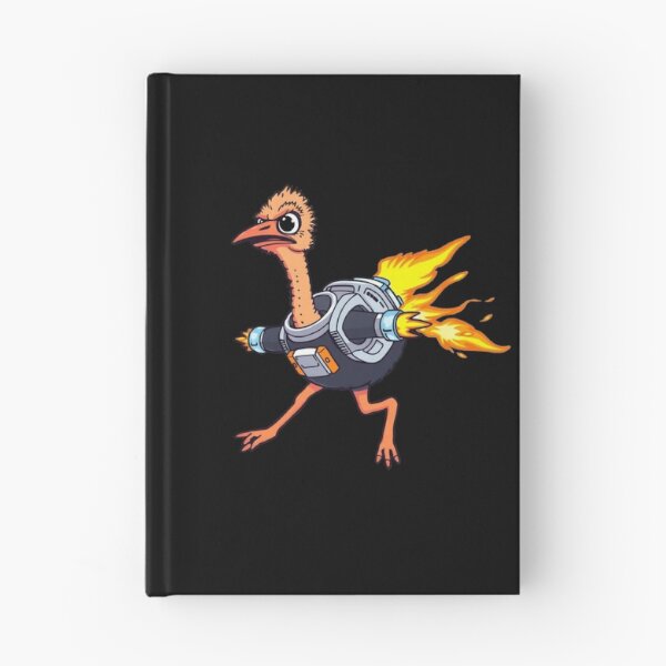 Item preview, Jetpack Ostrich – Speed Mode Activated  designed and sold by Babayaa.