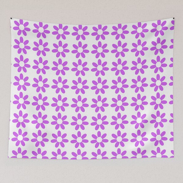 Item preview, Purple daisy lil Flower Vector simple flat style little floral designed and sold by EmeraldeaArt.