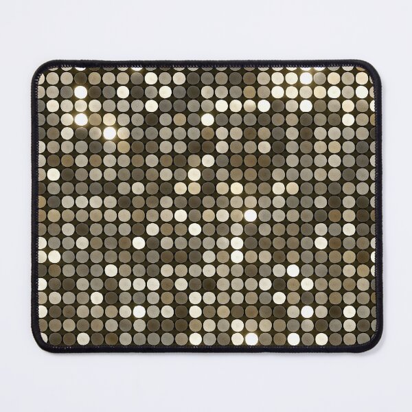 Item preview, Gold and Silver Sequin Mosaic designed and sold by Kaleidoscope Print.