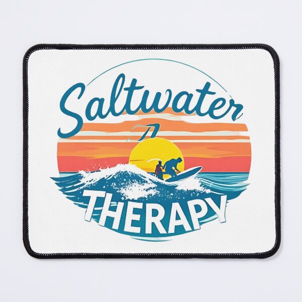 Item preview, Saltwater Therapy Surfing at Sunset Design designed and sold by Evolved Ape.