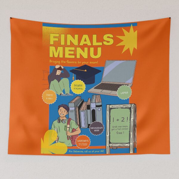 Item preview, Finals Menu – A Taste of Student Life designed and sold by AnanasTassie.