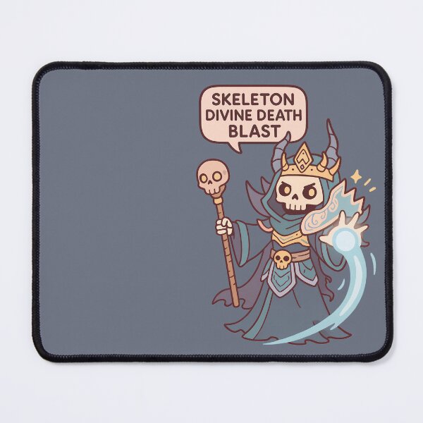 Item preview, Skeleton Divine Death Blast - Meme designed and sold by Pastel Purrade.