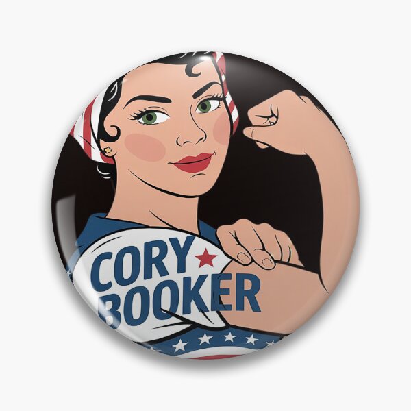 Artikelvorschau, Cory Booker Senator Messy Bun Amerikanische Flagge entworfen und verkauft von MAKOPOKOShop.