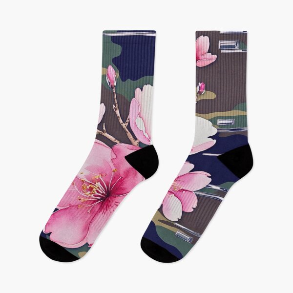 Item preview, Cherry Blossom Floral Camouflage Fusion Art designed and sold by CamouflageLab.
