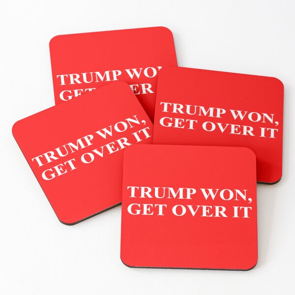 Artikelvorschau, Trump Won Get Over It Shirt Konservatives politisches T-Shirt Republikaner MAGA 2024 T-Shirt entworfen und verkauft von BRAINROTWEAR.