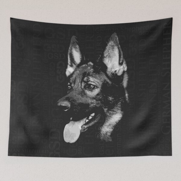 Item preview, German Shepherd Dog - GSD designed and sold by k9printart.
