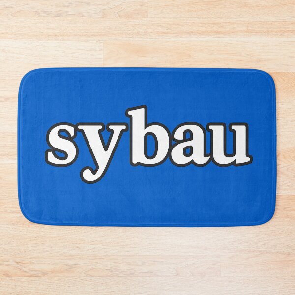 Item preview, Sybau Text Shirt | Minimalist Meme Aesthetic Tee | Surreal Internet Core Design designed and sold by BRAINROTWEAR.