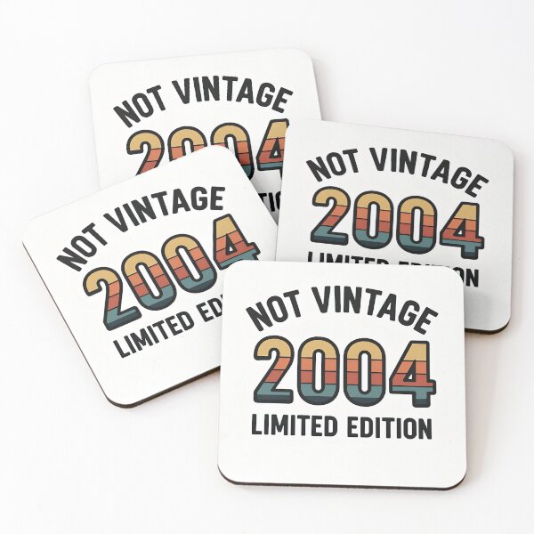 Item preview, Retro 2004 Limited Edition Iconic Year Design designed and sold by Amr Siam.