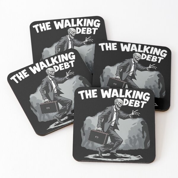 Item preview, Funny Zombie The Walking Debt Parody Design designed and sold by Evolved Ape.