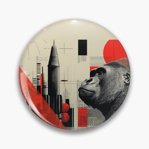 Artikelvorschau, Futuristische Gorilla-Kunst – Abstraktes Urban Pop Design entworfen und verkauft von Retrocranio.