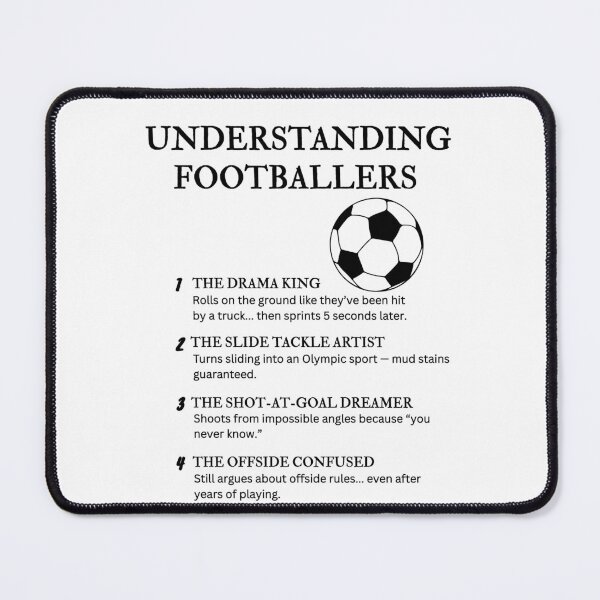 Item preview, Understanding Footballers – Funny Soccer Player Humor designed and sold by PsyFlow35.