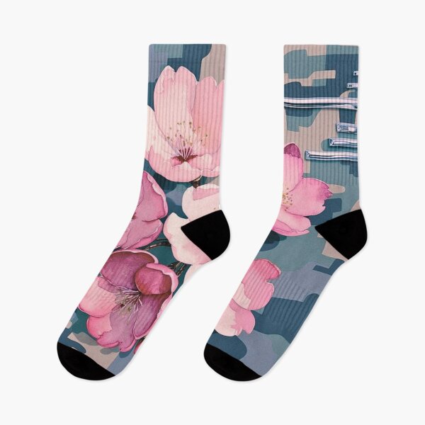 Item preview, Pink Cherry Blossom Blue Camouflage Art designed and sold by CamouflageLab.