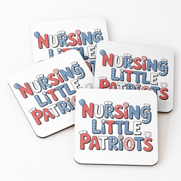 Item preview, Nursing Little Patriots | Cute Patriotic Pediatric Nurse Design designed and sold by Giuggimade.