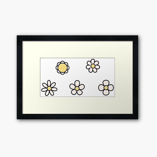 Item preview, White Flower pack - vector style mini lil florals - bundle of 5 designed and sold by EmeraldeaArt.