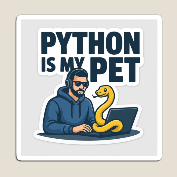 Item preview, PYTHON IS MY PET designed and sold by AmyAmber.
