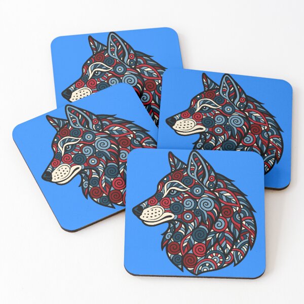 Item preview, Intricate wolf designed and sold by SpectrumShine.