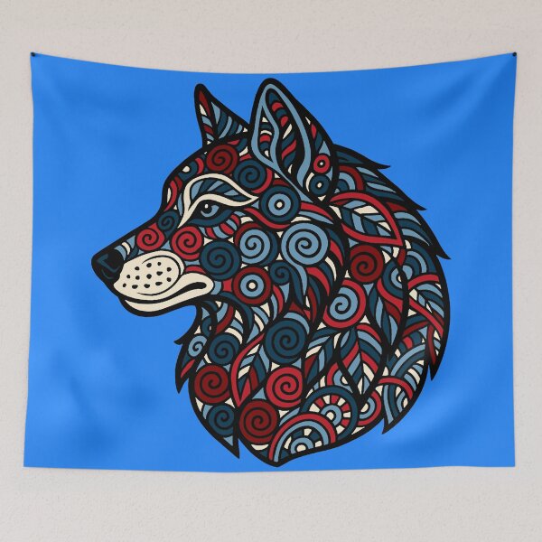 Item preview, Intricate wolf designed and sold by SpectrumShine.