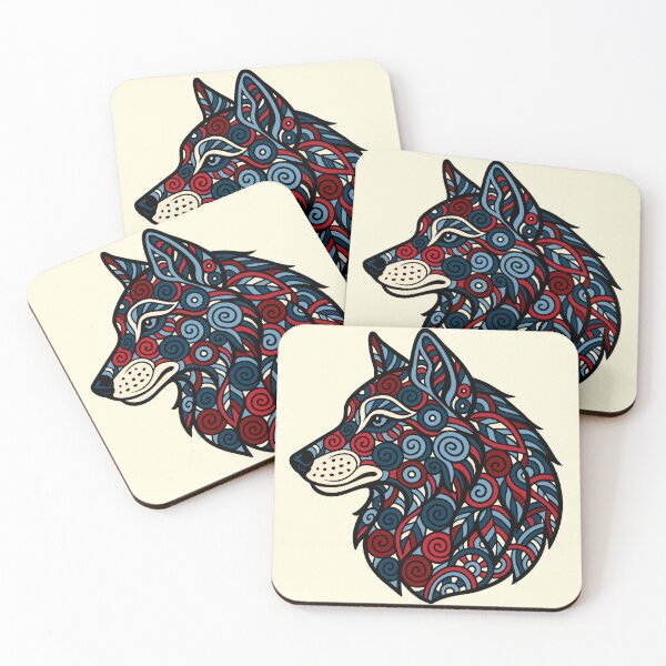 Item preview, Intricate wolf designed and sold by SpectrumShine.