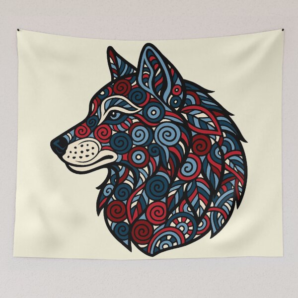 Item preview, Intricate wolf designed and sold by SpectrumShine.