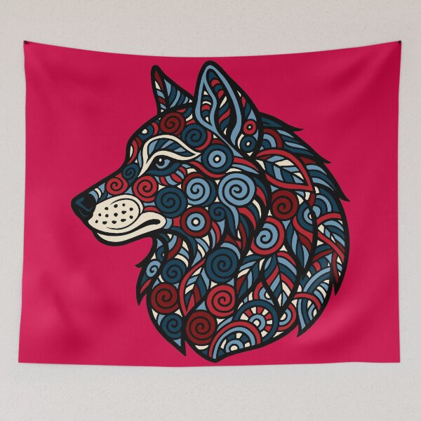 Item preview, Intricate wolf designed and sold by SpectrumShine.
