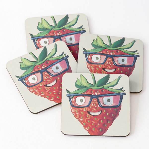 Item preview, The Happy Mr Strawberry designed and sold by MemeHodlr.