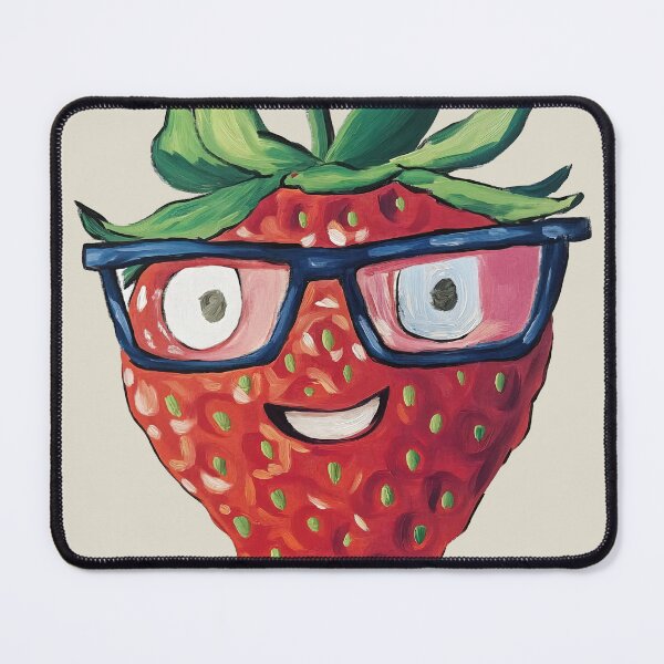 Item preview, The Happy Mr Strawberry designed and sold by MemeHodlr.