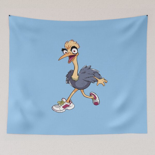 Item preview, Handsome Ostrich Sticker designed and sold by Babayaa.