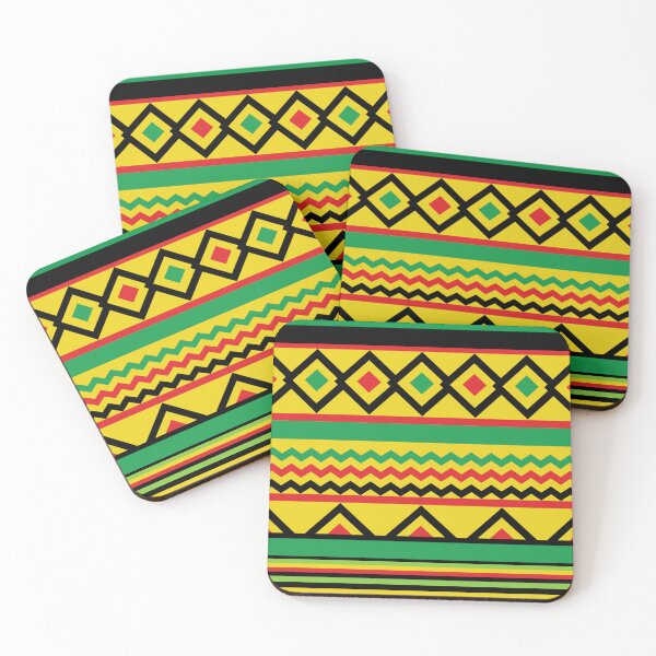 Item preview, African Geometric Kente Pattern designed and sold by HotHibiscus.