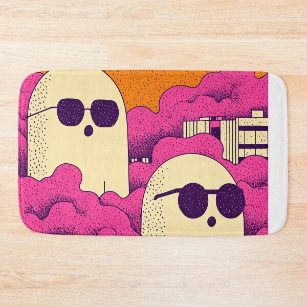 Item preview, Cool Ghosts in the City – Retro Pop Art Spooky Design designed and sold by Retrocranio.
