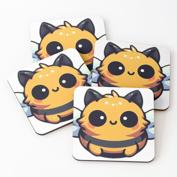 Item preview, Cute Bumblecat | Happy Bee Cat Crossover Cartoon - Adorable Animal Art designed and sold by DIQDESIGN.