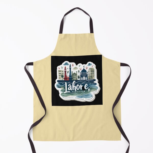 Item preview, Lahore Pakistan Minimalist Watercolor Cityscape Sticker , designed and sold by PaintMeWorld.