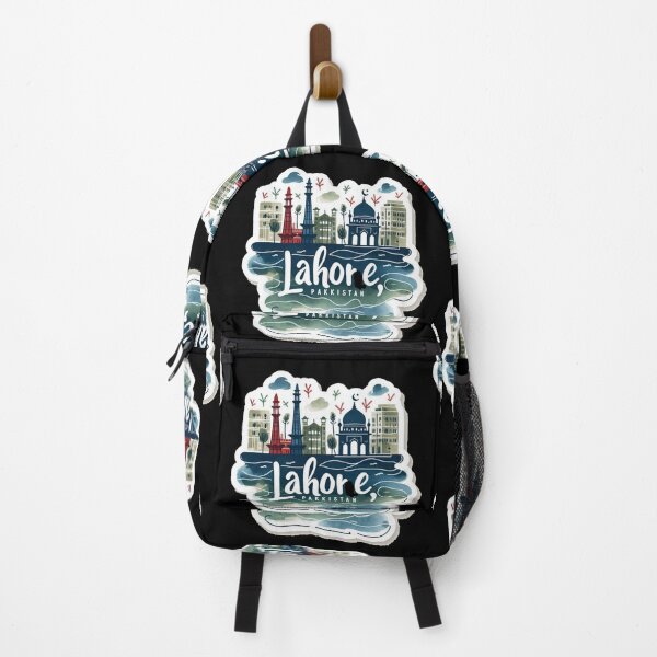 Item preview,  Lahore Pakistan Minimalist Watercolor Cityscape Sticker ,  designed and sold by PaintMeWorld.