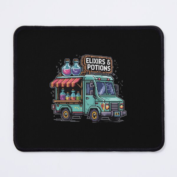 Item preview, Pixel Potion Truck designed and sold by SignumShop.