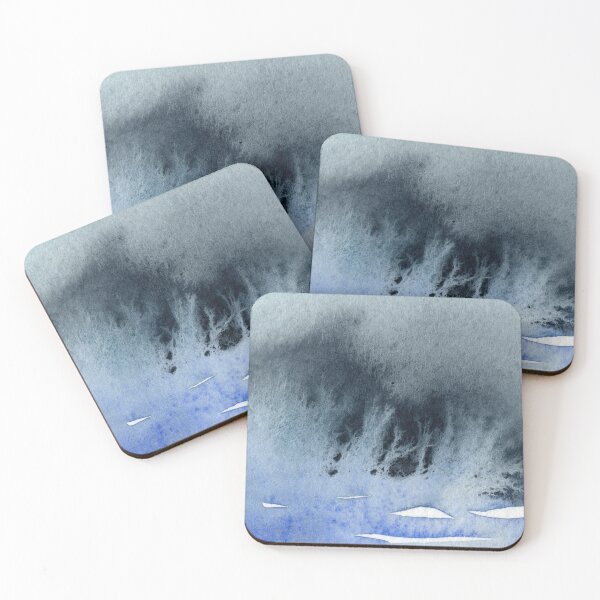 Item preview, Blue Splash Watercolor Fantasy I  designed and sold by Irina Sztukowski.