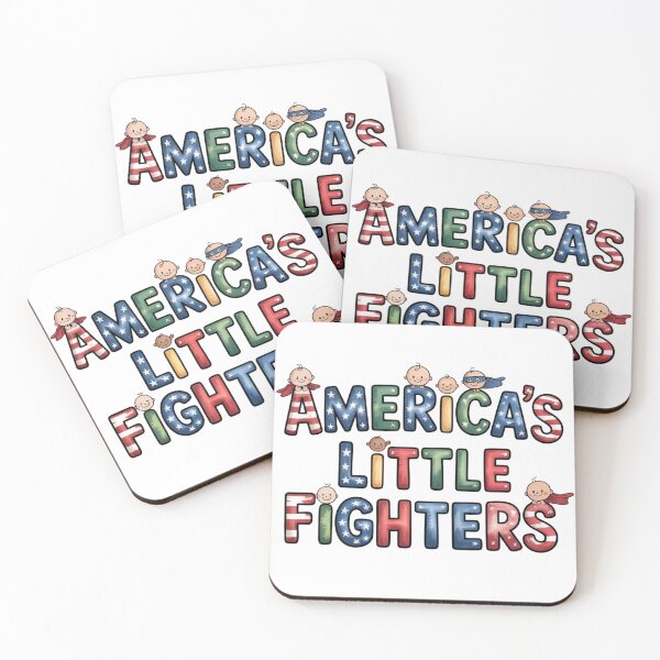 Item preview, America's Little Fighters | Cute Pediatric Hero Support Design designed and sold by Giuggimade.